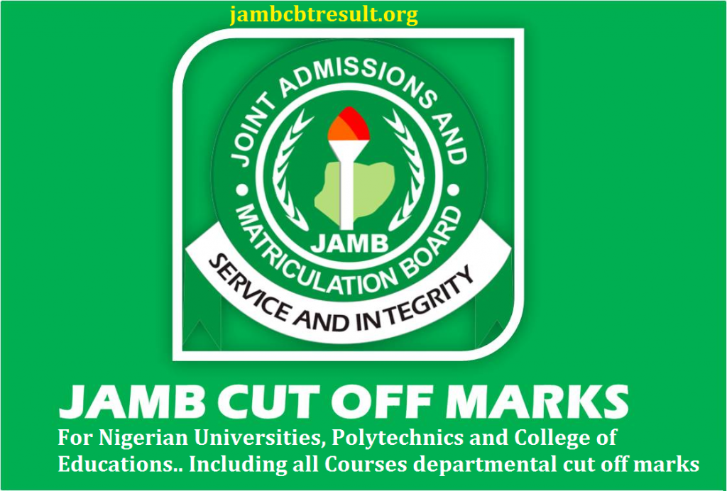 JAMB cut off mark for medicine and surgery
