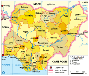 Nigeria state and capital
